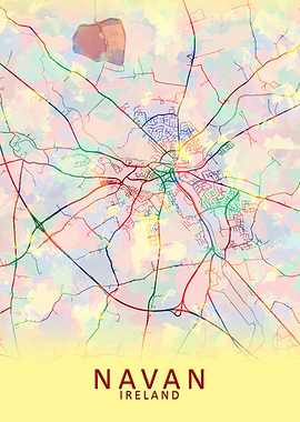 Navan Ireland City Map