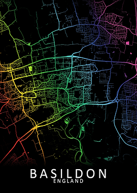 Basildon England City Map