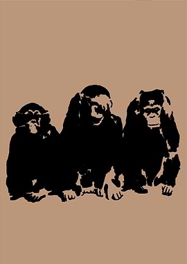 Three wise monkeys