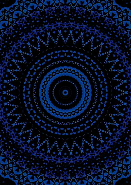 Blue Mandala 8