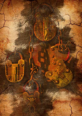 Iron Chain and Locks