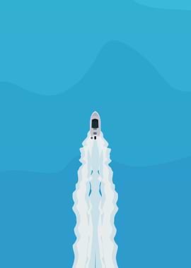 Speed Boat in Paradise