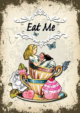 Alice in Wonderland Eat Me