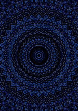 Blue Mandala 10