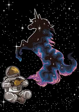 Astronaut and Wonder Lamp