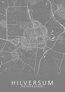 Hilversum Netherlands Map