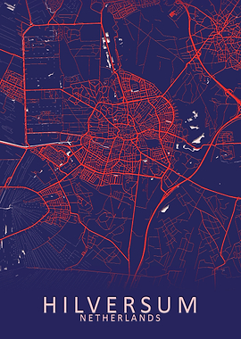 Hilversum Netherlands Map