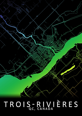 Trois Rivieres Canada Map
