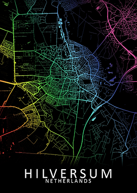 Hilversum Netherlands Map