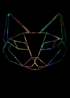 Neon cat