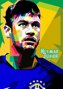 Neymar Junior pop art