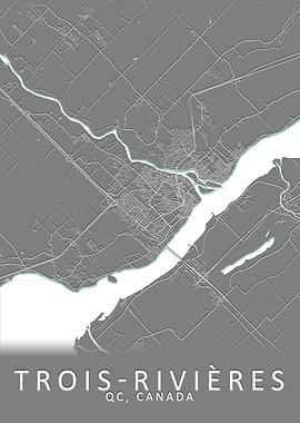Trois Rivieres Canada Map