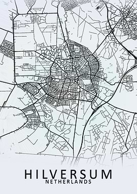 Hilversum Netherlands Map