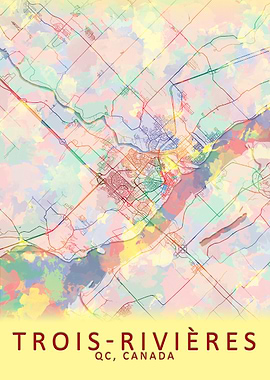 Trois Rivieres Canada Map