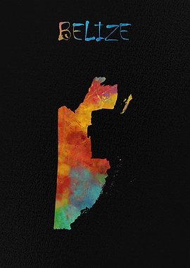 Map of Belize