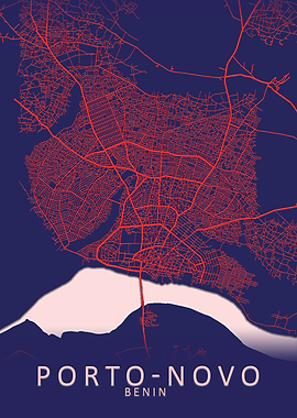 Porto Novo Benin City Map