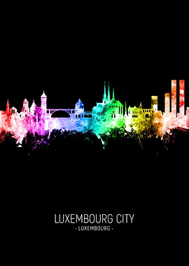 Luxembourg City Skyline