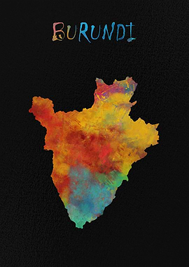 Map of Burundi