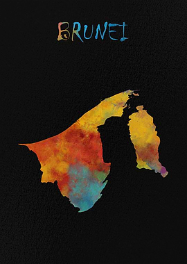 Map of Brunei