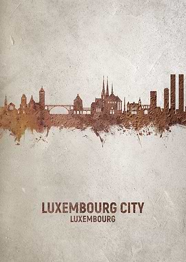 Luxembourg City Skyline