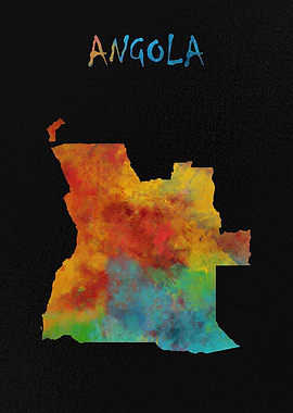 Map of Angola