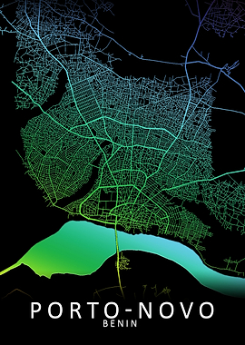 Porto Novo Benin City Map