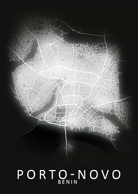 Porto Novo Benin City Map