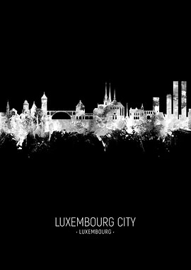 Luxembourg City Skyline