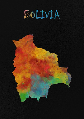 Map of Bolivia