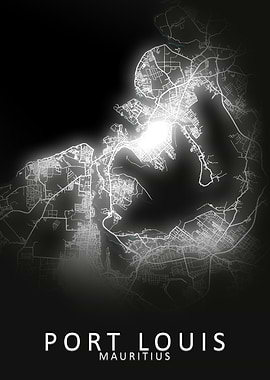 Port Louis Mauritius Map