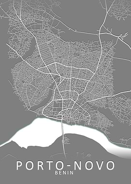 Porto Novo Benin City Map