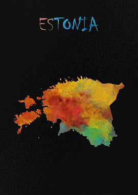 Map of Estonia
