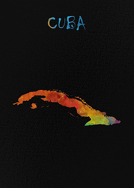 Map of Cuba