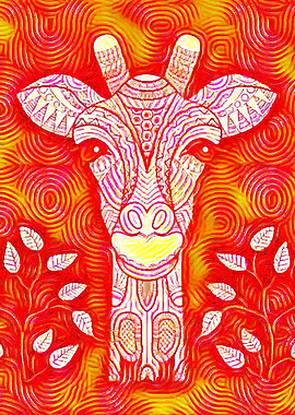 Giraffe Art