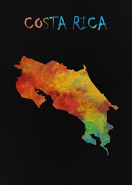 Map of Costa Rica