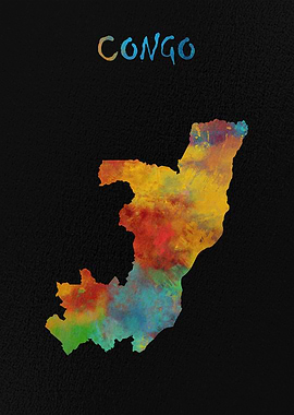 Map of Congo