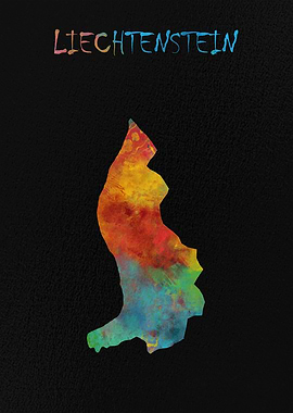 Map of Liechtenstein