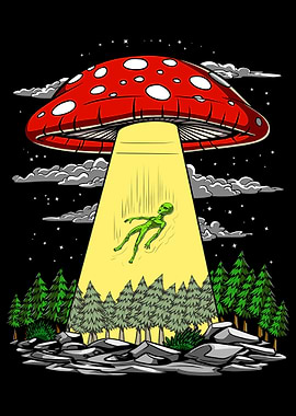 Mushroom Alien Abduction