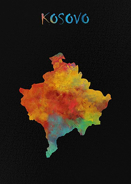 Map of Kosovo