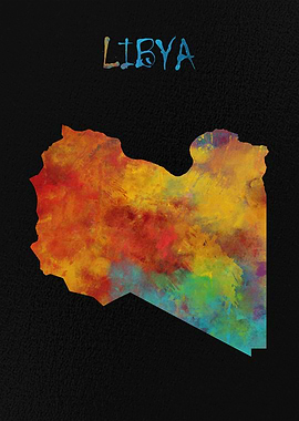 Map of Libya