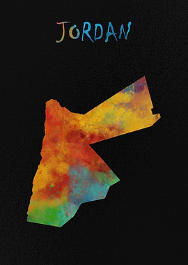 Map of Jordan