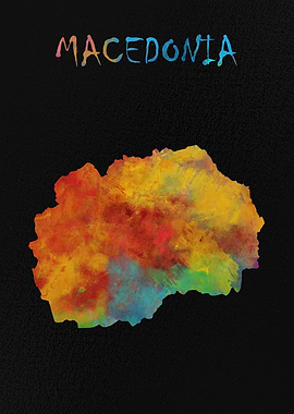 Map of Macedonia