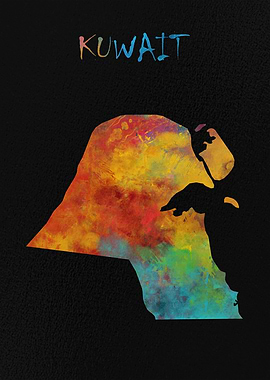 Map of Kuwait