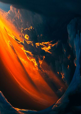 Specter in the clouds