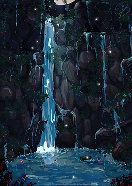 fantasy waterfall