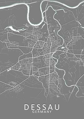 Dessau Germany City Map