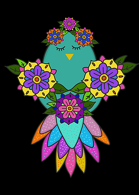 Mexican folk bird