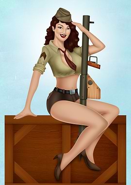 Retro Pin Up Girl