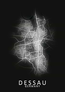 Dessau Germany City Map