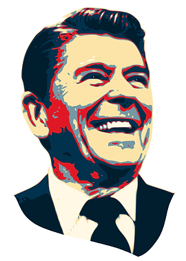 Ronald Reagan Happy